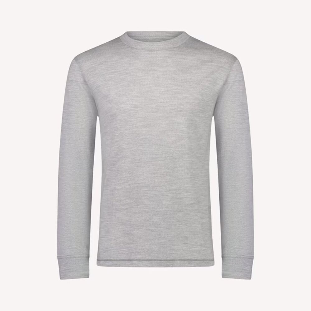 Nui Organics Men's Mahia Crew Silver (Size S)